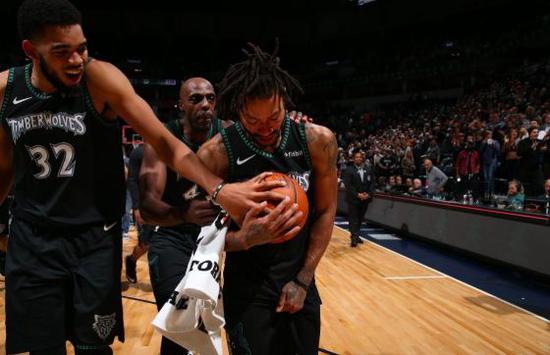  唐斯双二十加冕森林狼大胜奇才队